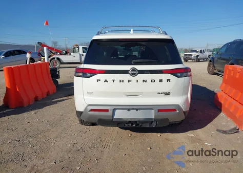 2023 Nissan Pathfinder Platinum 4Wd z USA, uszkodzony, nr VIN 5N1DR3DJ6PC237057